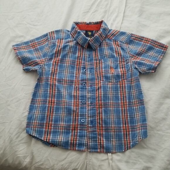 Boys bundle 4t button up Shirts Polo Carter's & Oshkos - Picture 10 of 11